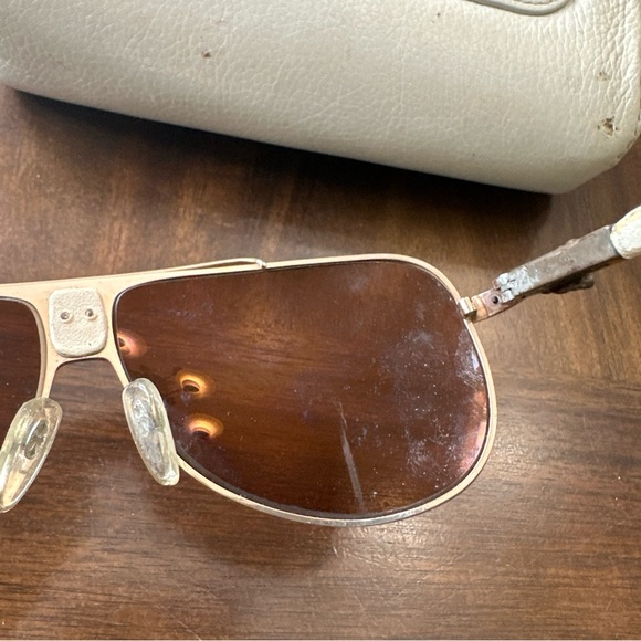 Chrome Heart Sunglasses. Double D. White - Picture 3 of 16